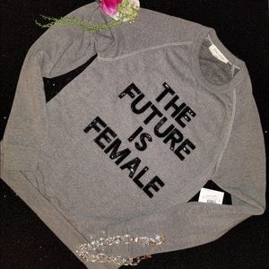 The Future is Female Grey Sweatshirt